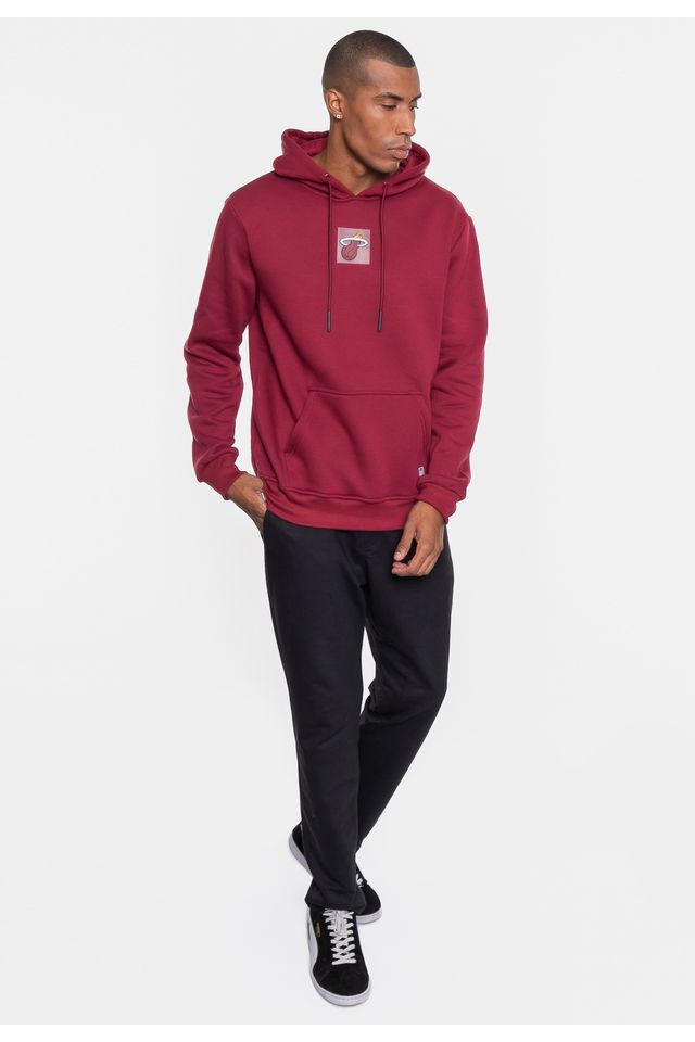 Moletom-NBA-Masculino-Fechado-Vinho