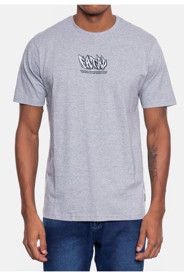 Camiseta-Fatal-Masculina-Estampada-Bubble-Cinza-Mescla