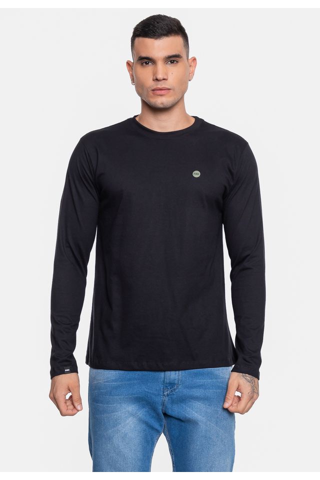 Camiseta-HD-Masculina-Manga-Longa-Fashion-Basic-Preta-Rea