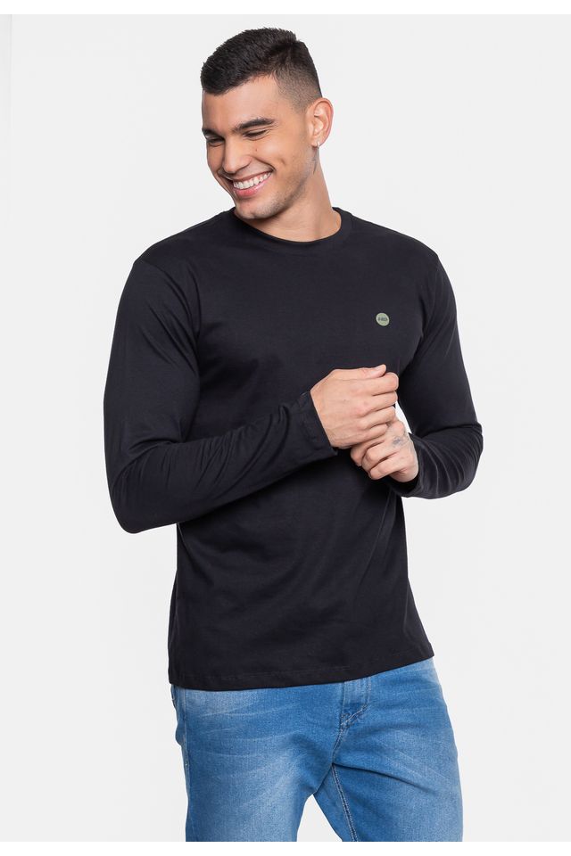 Camiseta-HD-Masculina-Manga-Longa-Fashion-Basic-Preta-Rea