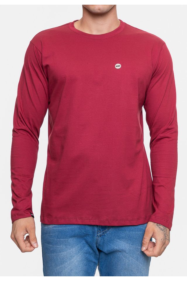 Camiseta-HD-Fashion-Basic-Manga-Longa-Masculina-Vinho