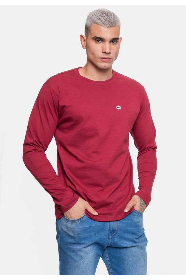 Camiseta-HD-Fashion-Basic-Manga-Longa-Masculina-Vinho