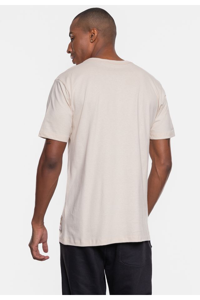 Camiseta-Mitchell---Ness-NBA-Masculina-Rings-Chicago-Bulls-Bege-Dente-de-Leao