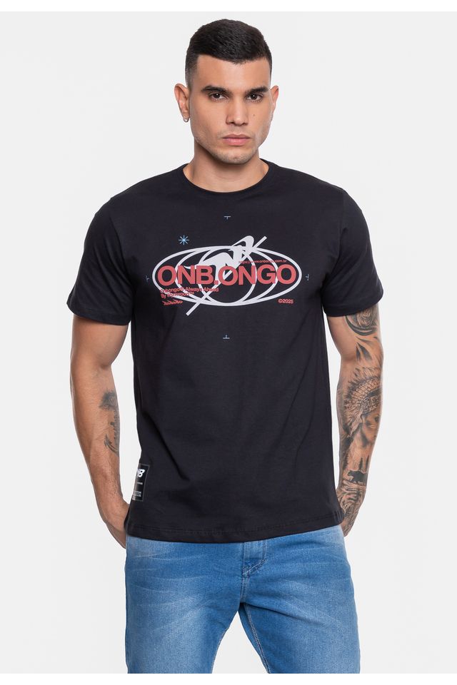 Camiseta-Onbongo-Masculina-Estampada-Preta