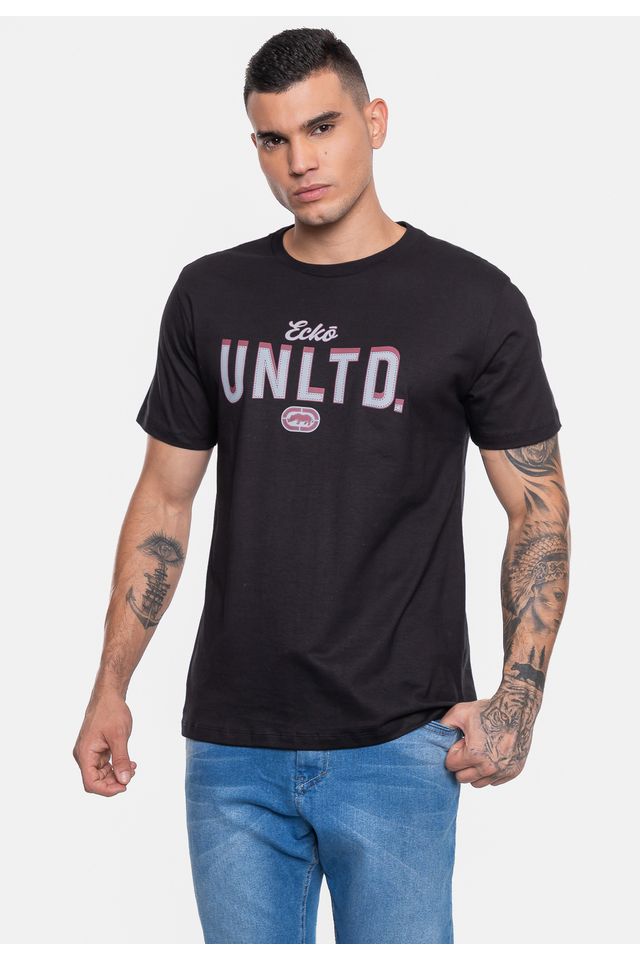 Camiseta-Ecko-Masculina-Classic-Type-Preta