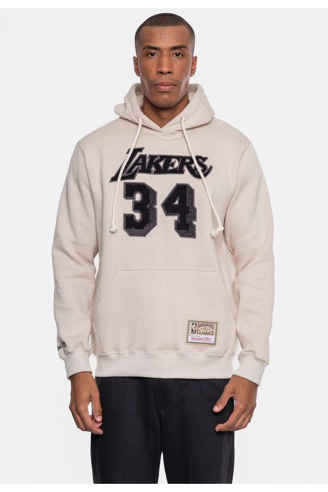 Moletom-Mitchell---Ness-NBA-Shaquille-O-Neall-Los-Angeles-Lakers-Cinza-Dente-de-Leao Moletom-Mitchell---Ness-NBA-Shaquille-O-Neall-Los-Angeles-Lakers-Cinza-Dente-de-Leao