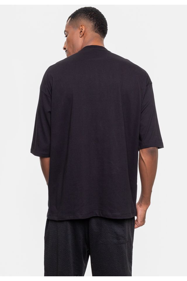 Camiseta-NBA-Oversized-Number-Twill-Chicago-Bulls-Preta