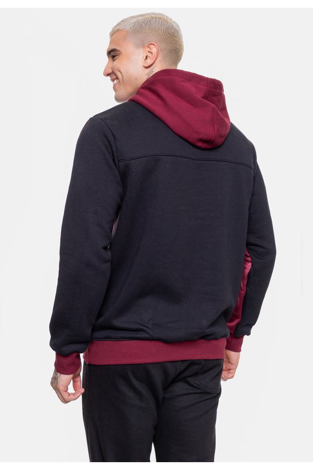 Moletom-NBA-Masculino-Team-Town-Denver-Nuggets-Bordo-Cabernet