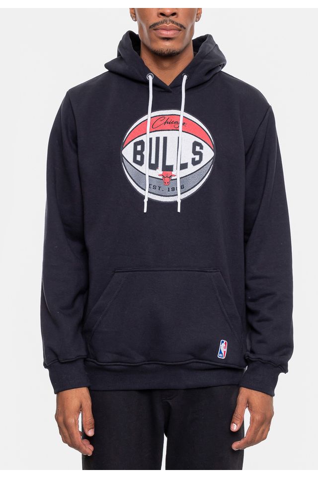 Moletom-NBA-Masculino-Basketball-Chicago-Bulls-Preto