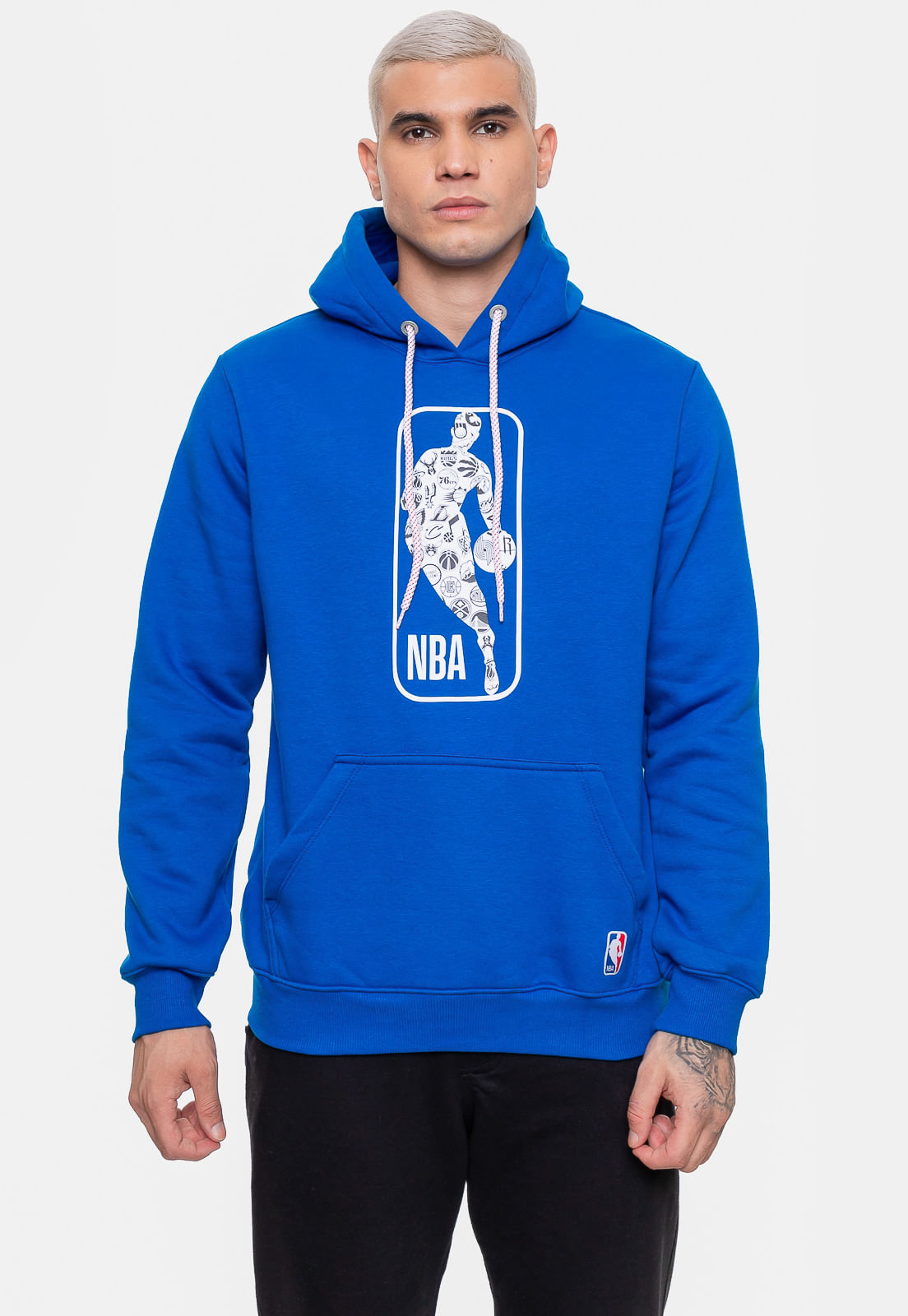 Moletom NBA Masculino All Teams Azul Mescla Urbane