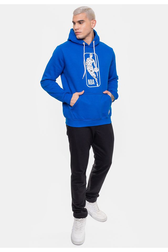 Moletom-NBA-Masculino-All-Teams-Azul-Mescla