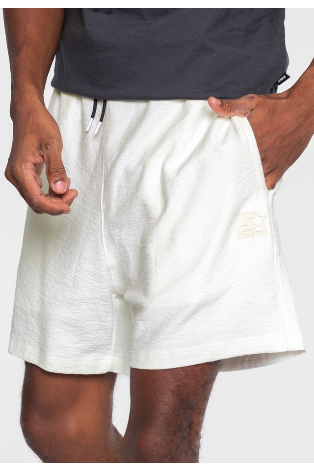 Bermuda-Starter-Moletom-Off-White