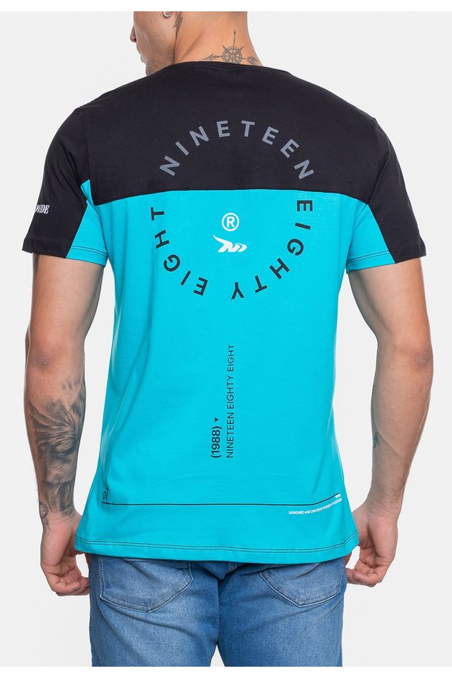 Camiseta-Onbongo-Masculina-Especial-Fallen-Azul-Turquesa