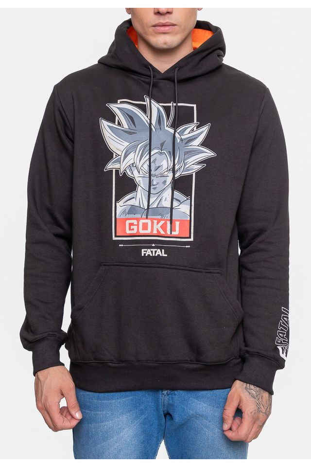 Moletom-Fatal-Masculino-Collab-Dragon-Ball-Preto