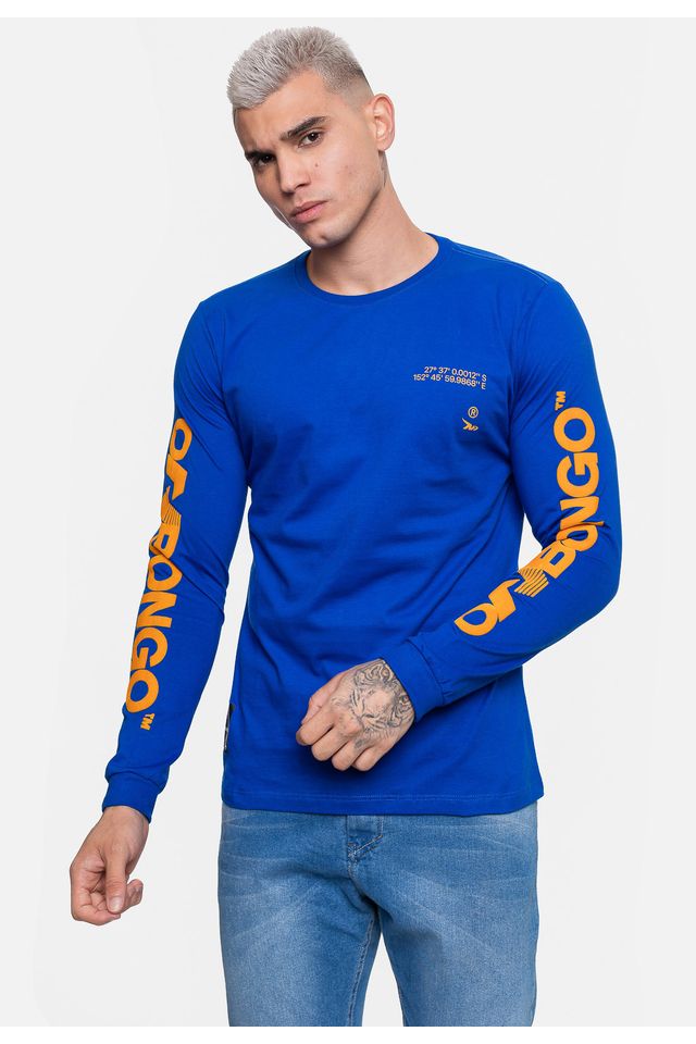 Camiseta-Onbongo-Manga-Longa-Masculina-Breaker-Azul-Royal