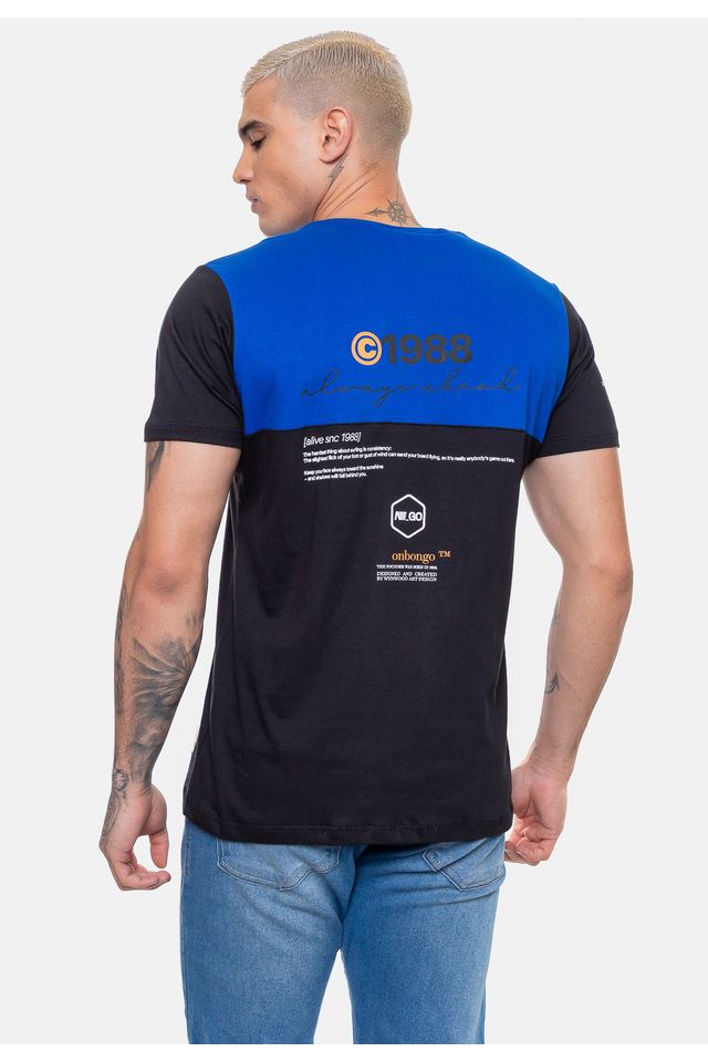 Camiseta-Onbongo-Masculina-Especial-Runner-Azul-Royal