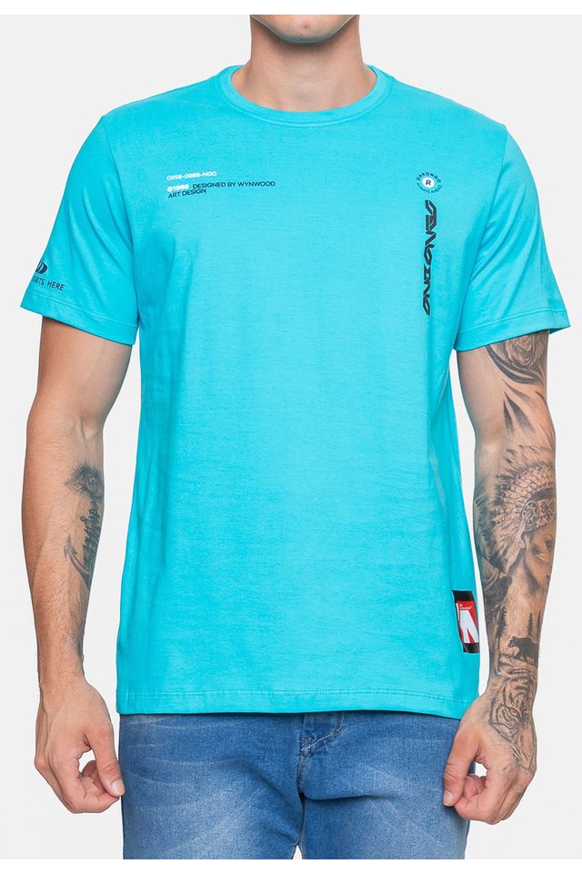 Camiseta-Onbongo-Masculina-Azul-Turquesa