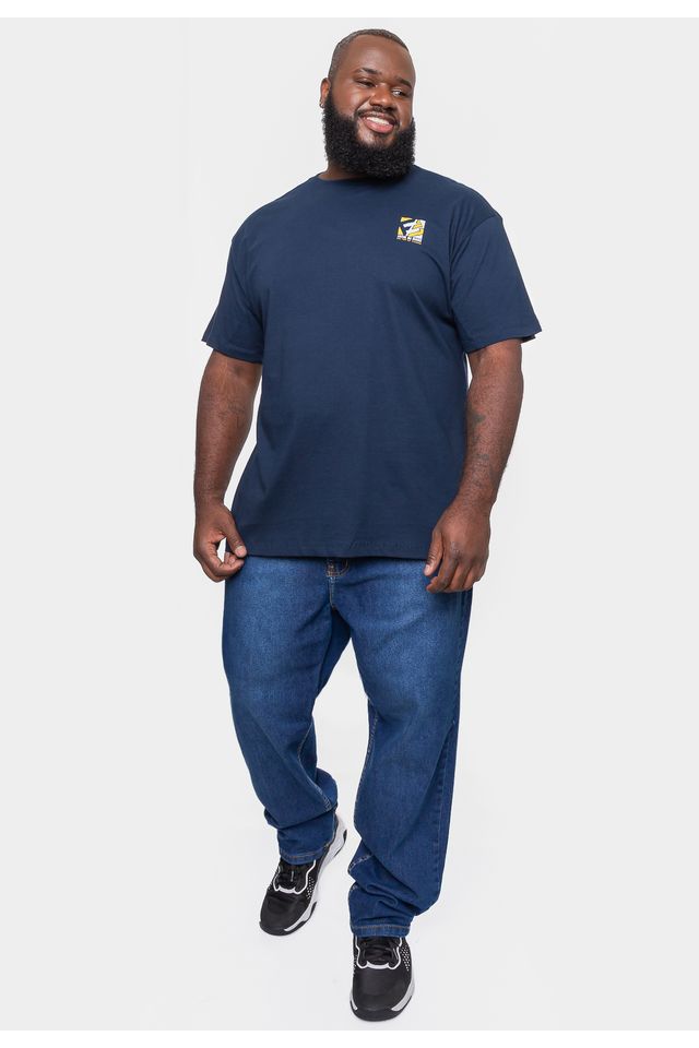 Camiseta-Fatal-Plus-Size-Climber-Marinho-Navy-Hipnose
