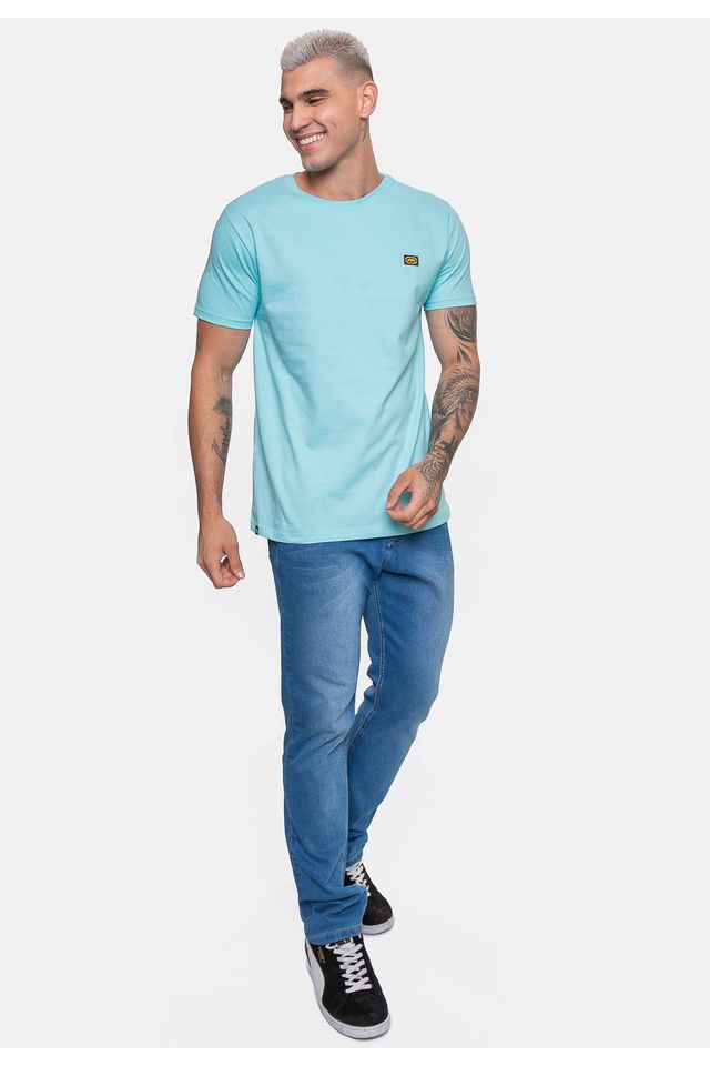 Camiseta-Ecko-Masculina-Fashion-Basic-Crown-Verde-Tempestade