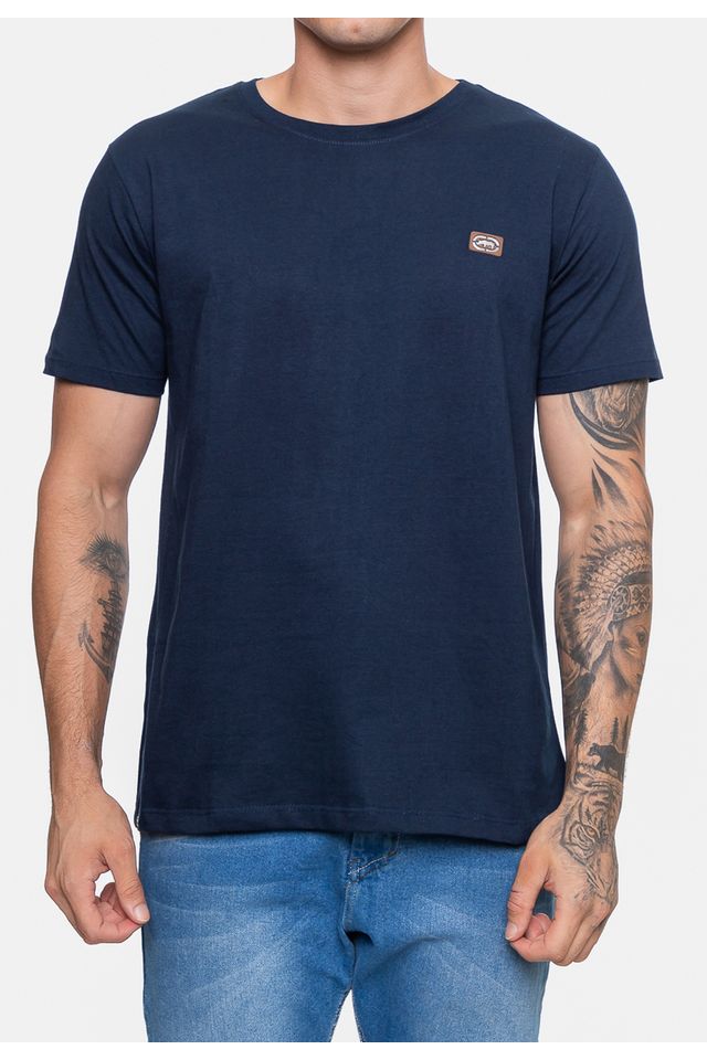 Camiseta-Ecko-Masculina-Fashion-Basic-Crown-Marinho-Navy-Hipnose