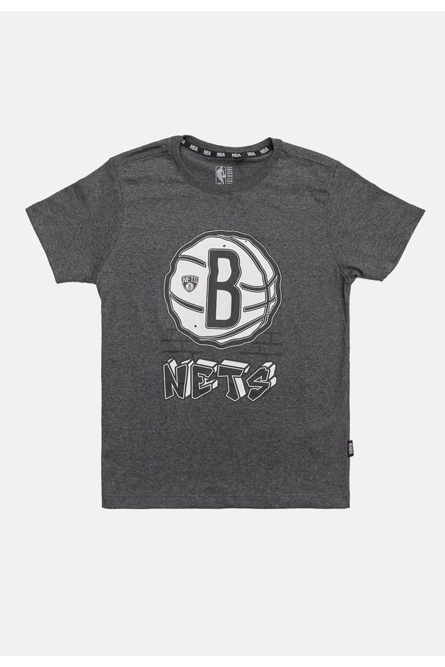 Camiseta-NBA-Juvenil-Top-Scorer-Brooklyn-Nets-Preta-Mescla