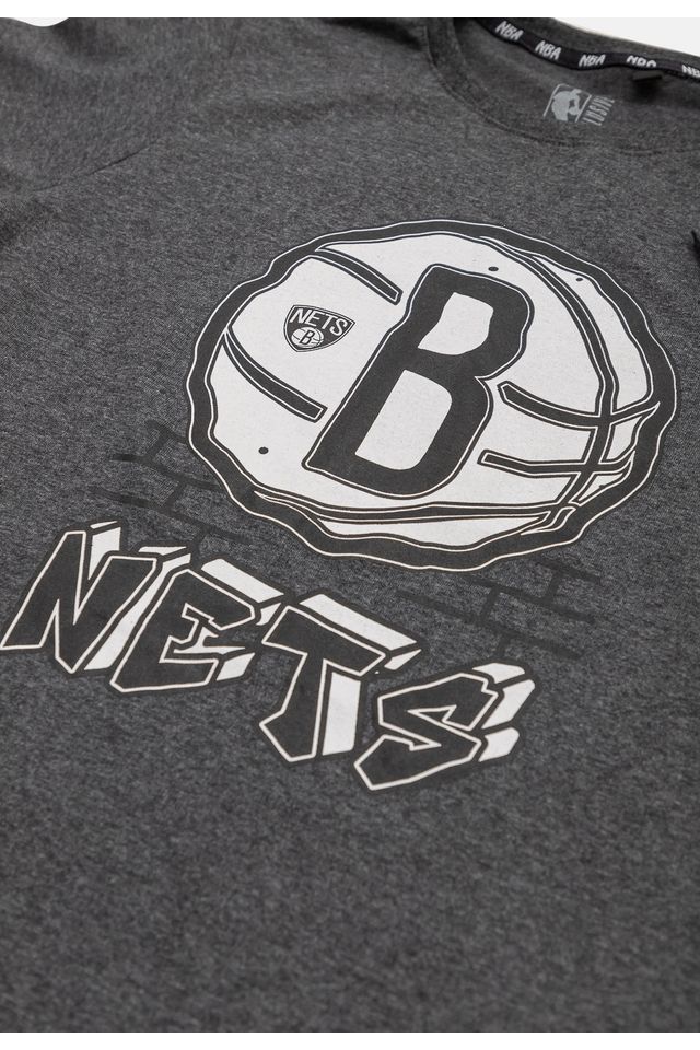 Camiseta-NBA-Juvenil-Top-Scorer-Brooklyn-Nets-Preta-Mescla