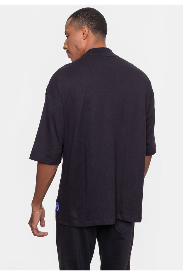 Camiseta-NBA-Oversized-Armonial-Charlotte-Hornets-Preta