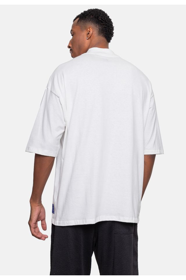 Camiseta-NBA-Oversized-Armorial-Charlotte-Hornets-Off-White