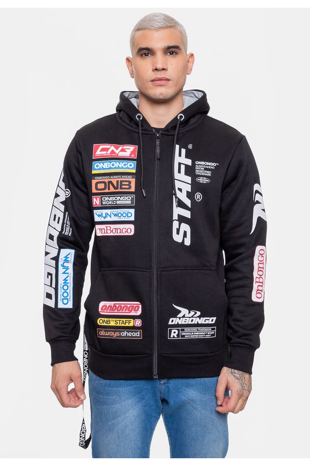 Moletom-Onbongo-Staff-com-Ziper-Preto Moletom-Onbongo-Staff-com-Ziper-Preto
