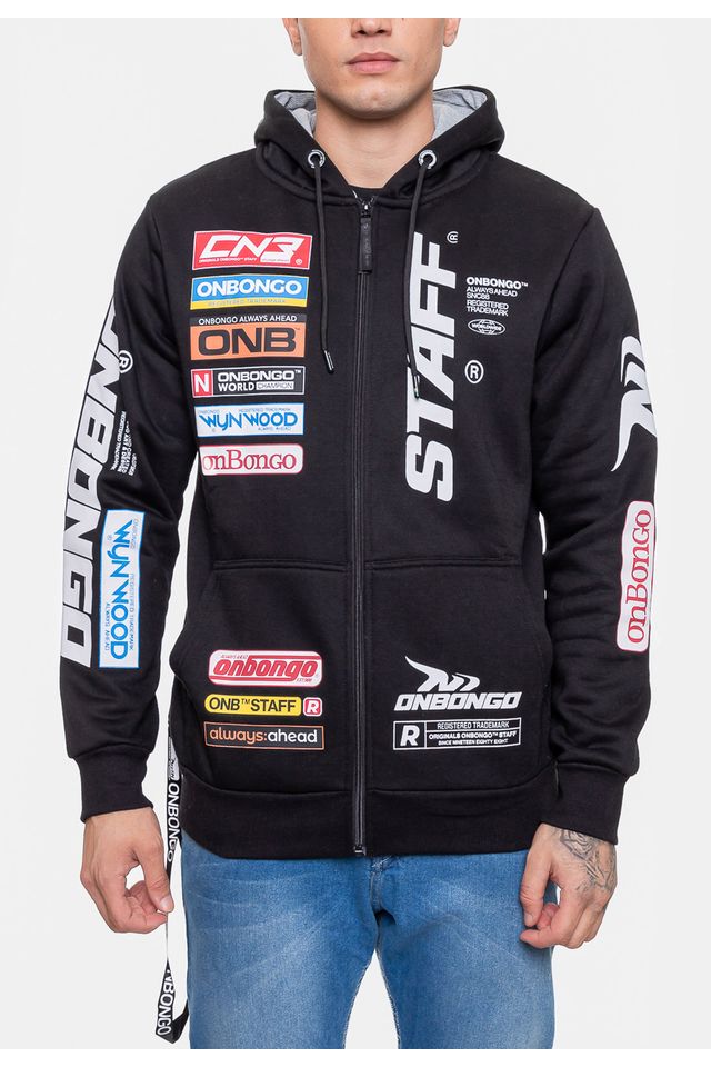 Blusa Moletom Masculino Onbongo Moletom Moletom Onbongo Staff Com