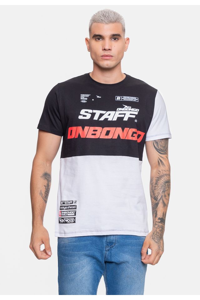 Camiseta-Onbongo-Masculina-Staff-SNC88-Preta Camiseta-Onbongo-Masculina-Staff-SNC88-Preta