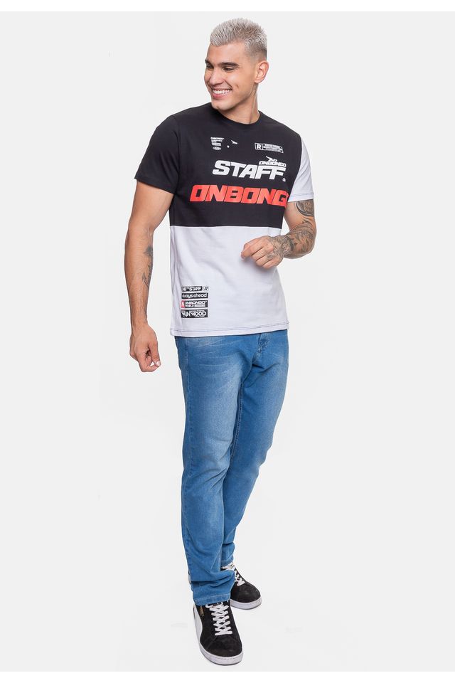 Camiseta-Onbongo-Masculina-Staff-SNC88-Preta