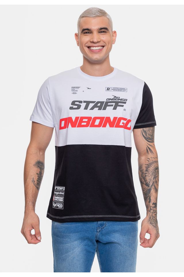 Camiseta-Onbongo-Masculina-Staff-SNC88-Off-White Camiseta-Onbongo-Masculina-Staff-SNC88-Off-White