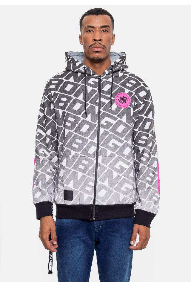 Moletom-Onbongo-com-Ziper-Branco Moletom-Onbongo-com-Ziper-Branco