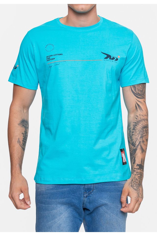 Camiseta-Onbongo-Masculina-Azul-Turquesa
