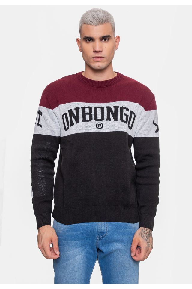Moletom-Onbongo-Retilineo-Careca-Vinho Moletom-Onbongo-Retilineo-Careca-Vinho
