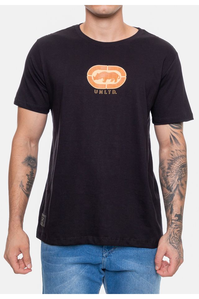 Camiseta-Ecko-Masculina-Grid-Brading-Preta