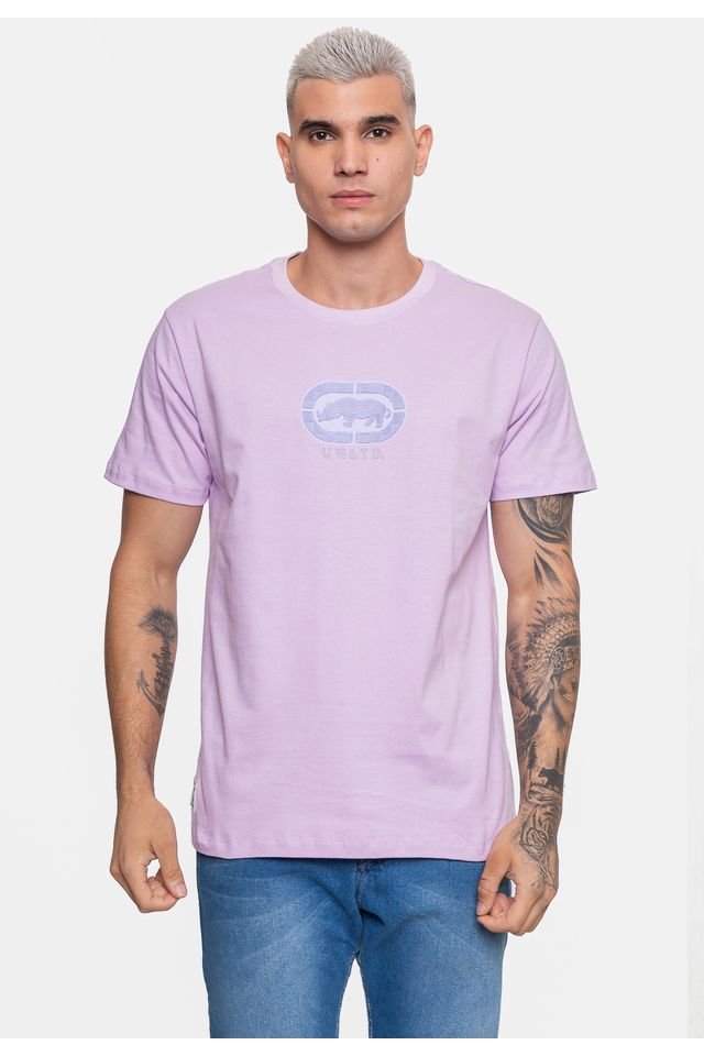 Camiseta-Ecko-Masculina-Grid-Branding-Lilas-Gentle