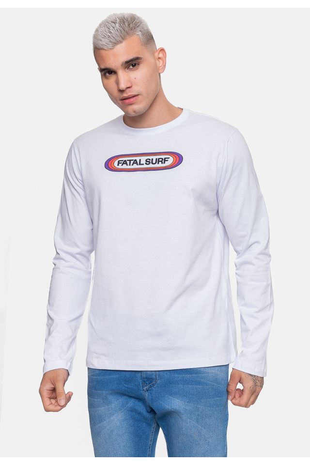 Camiseta-Fatal-Masculina-Manga-Longa-Halo-Branca