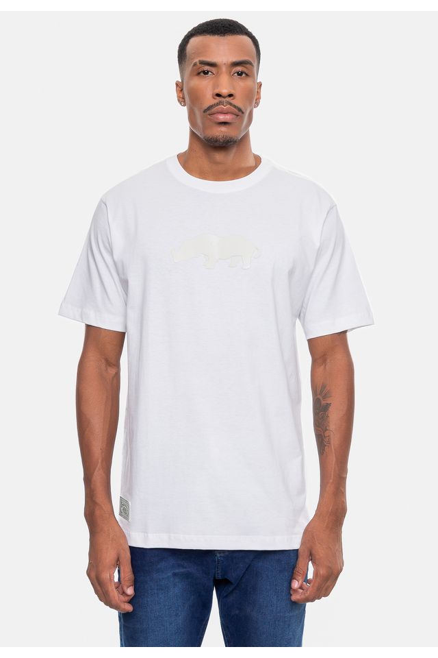 Camiseta-Ecko-Masculina-Flat-Rhino-Off-White