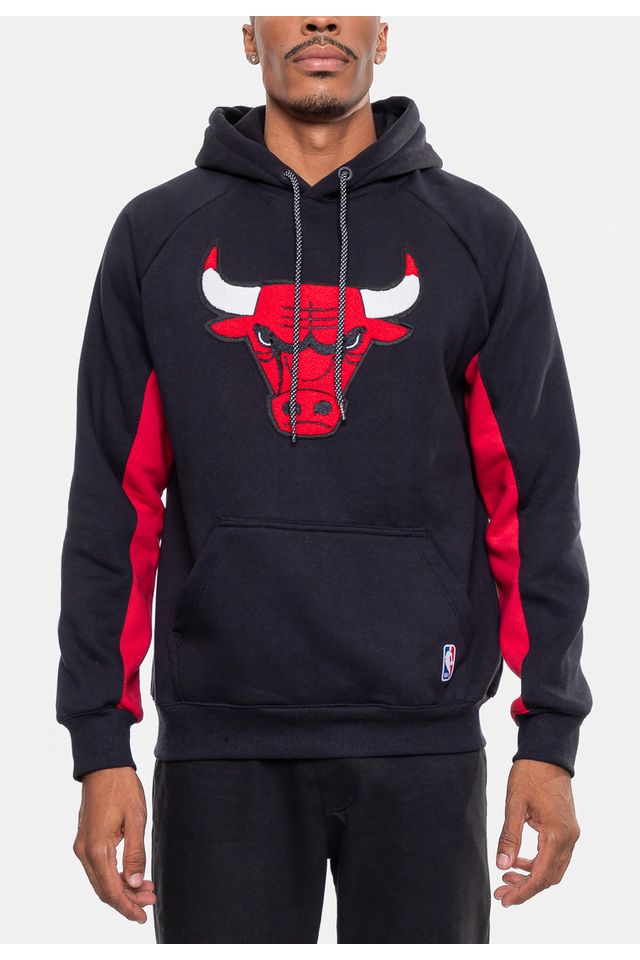 Moletom-NBA-Masculino-Chicago-Bulls-Preto
