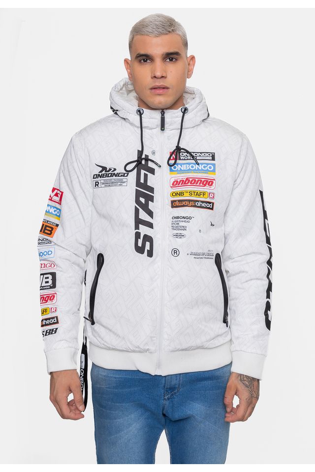 Jaqueta Onbongo Pesada Staff Branca OnbongoBr