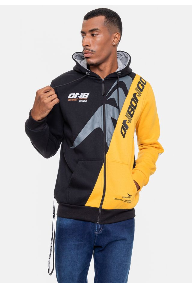 Moletom-Onbongo-com-Ziper-Preto-e-Amarelo