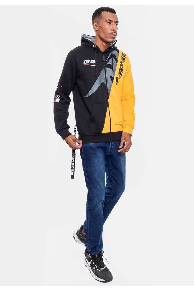 Moletom-Onbongo-com-Ziper-Preto-e-Amarelo