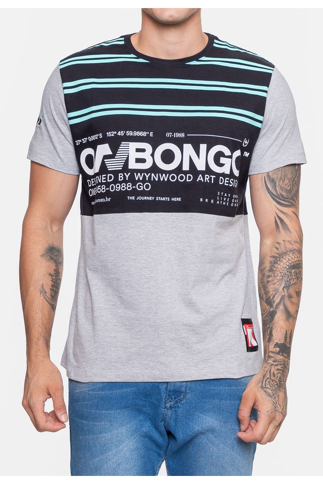Camiseta-Onbongo-Masculina-Here-Preta