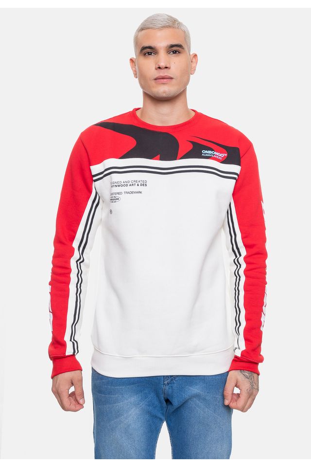 Moletom-Onbongo-Retro-Vermelho Moletom-Onbongo-Retro-Vermelho