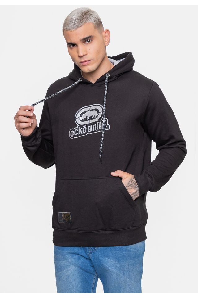 Moletom-Ecko-Masculino-com-Capuz-Preto