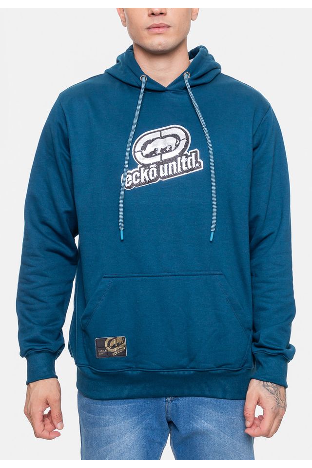 Moletom-Ecko-Masculino-com-Capuz-Verde-Tempestade