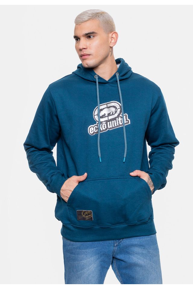 Moletom-Ecko-Masculino-com-Capuz-Verde-Tempestade