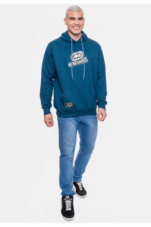 Moletom-Ecko-Masculino-com-Capuz-Verde-Tempestade
